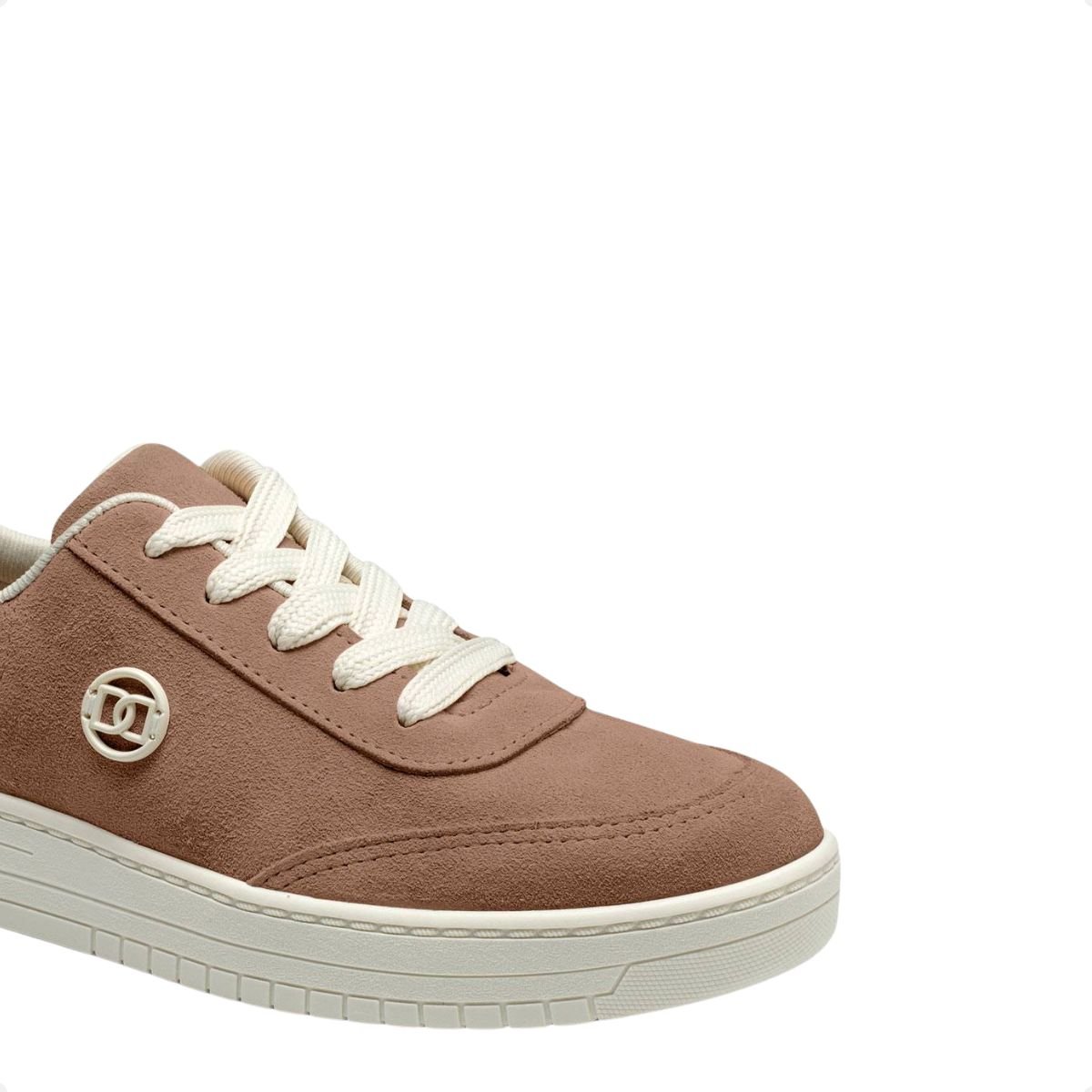 Tênis Moda Casual Feminino Camurça Dakota Caramelo 3