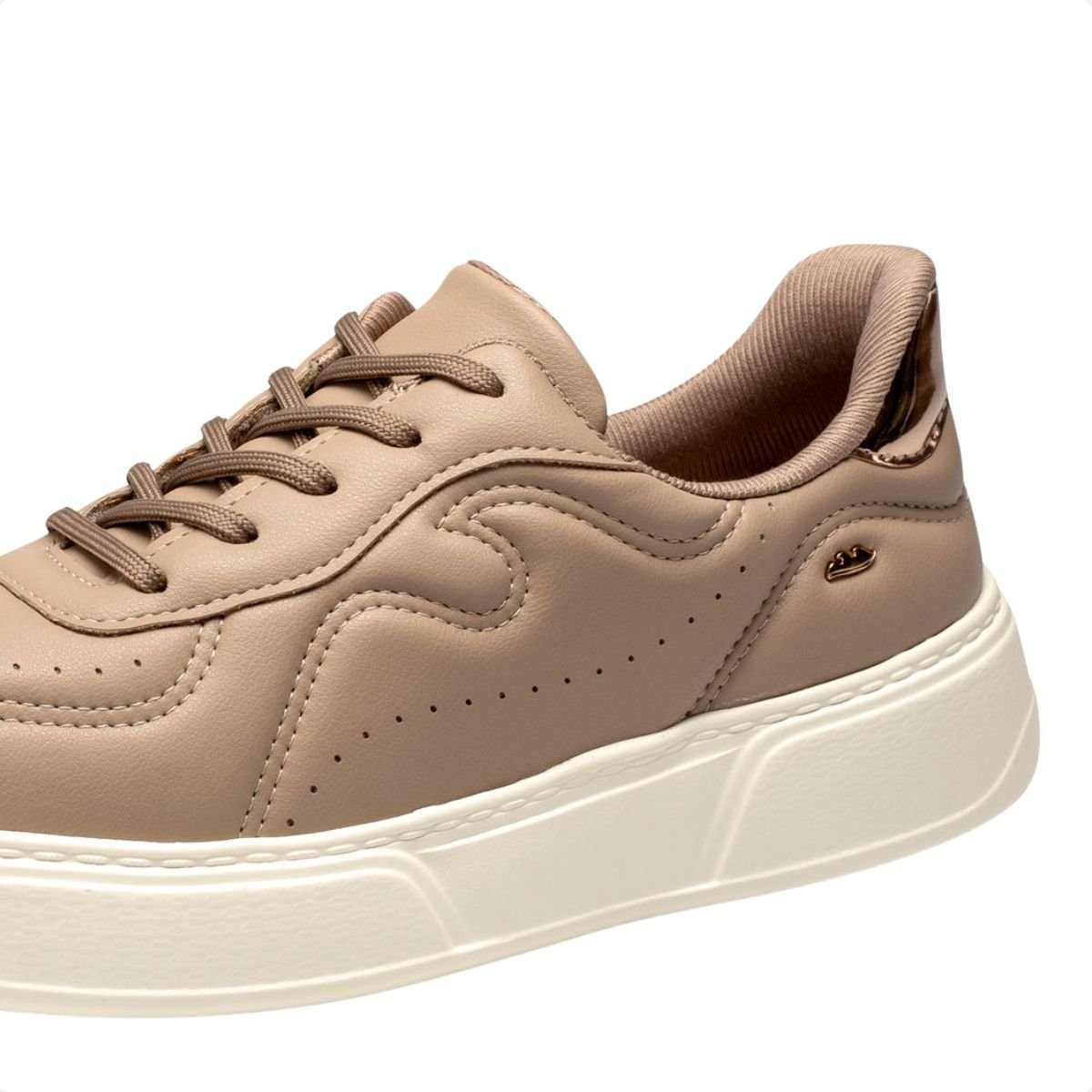 Tênis Casual Feminino Moda Dakota Marrom 4