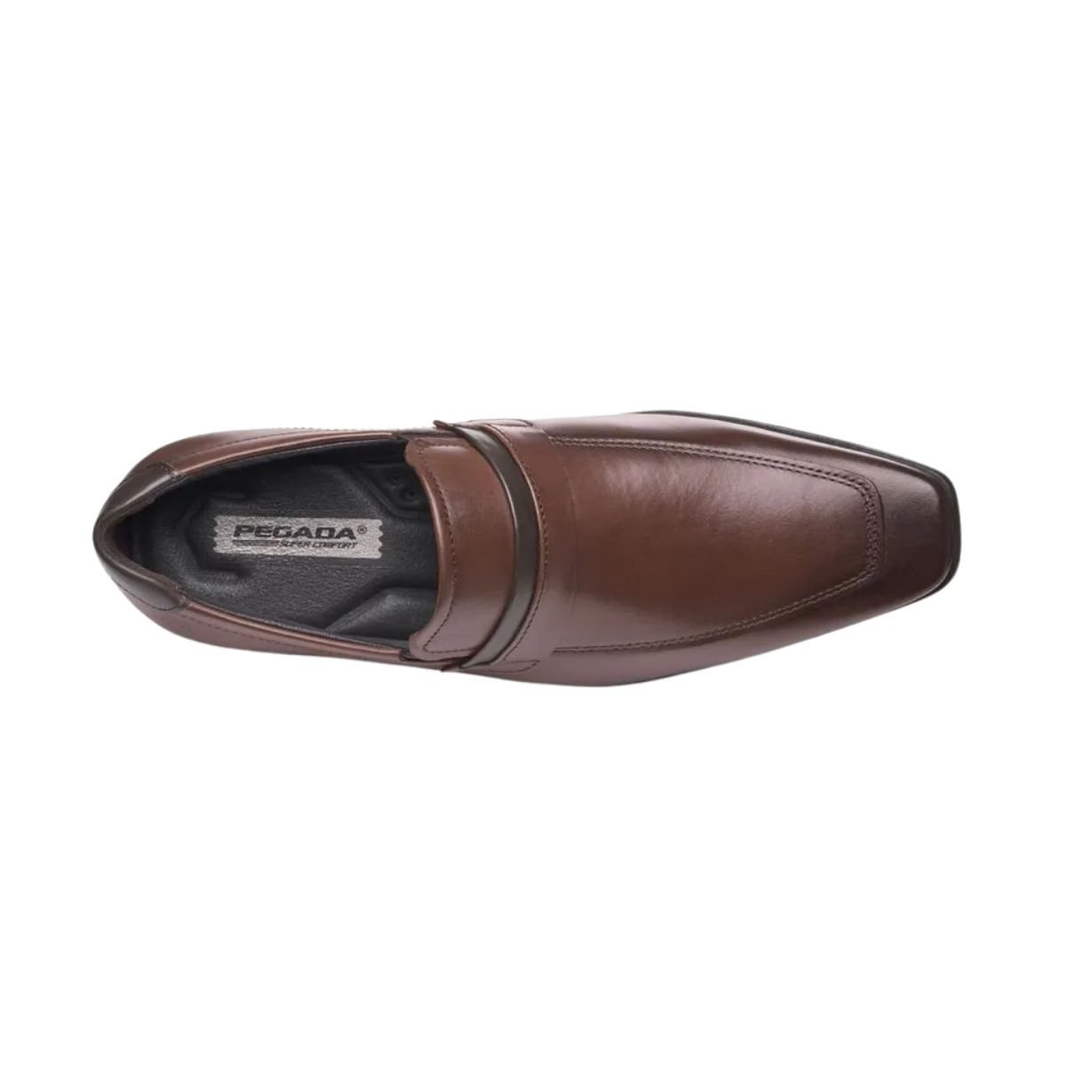 Sapato Masculino Social Pegada Elegance Marrom Marrom 5