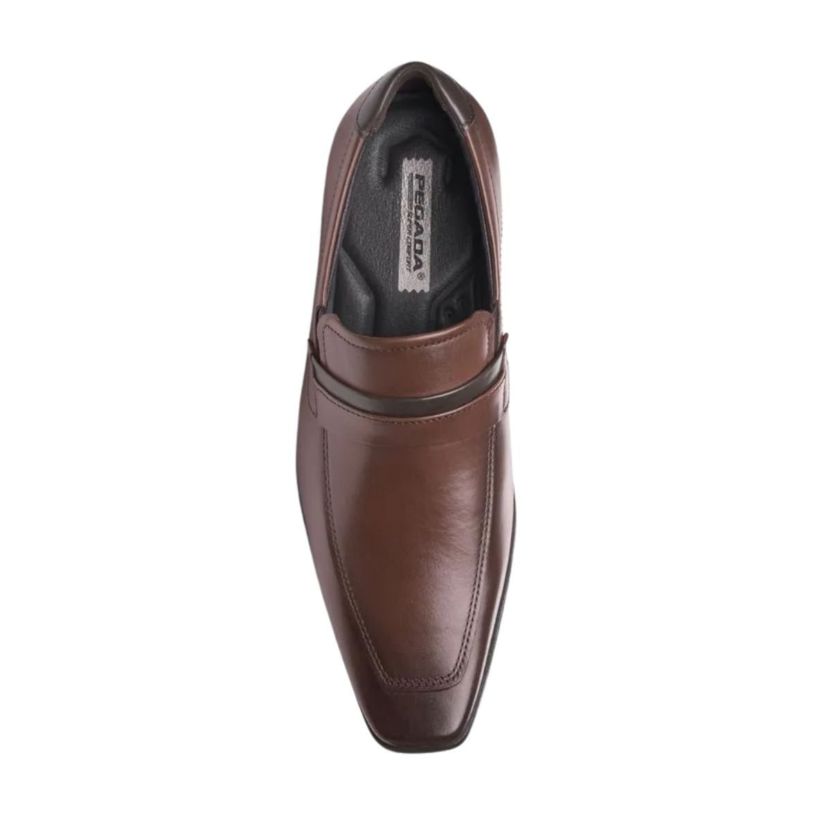 Sapato Masculino Social Pegada Elegance Marrom Marrom 6