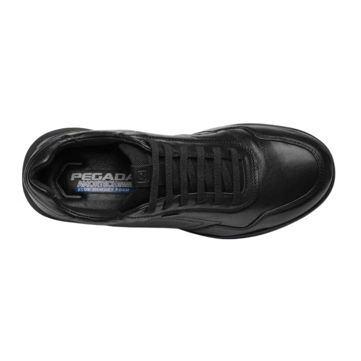 Sapatênis Masculino Casual Pegada Flutua Preto Preto 3