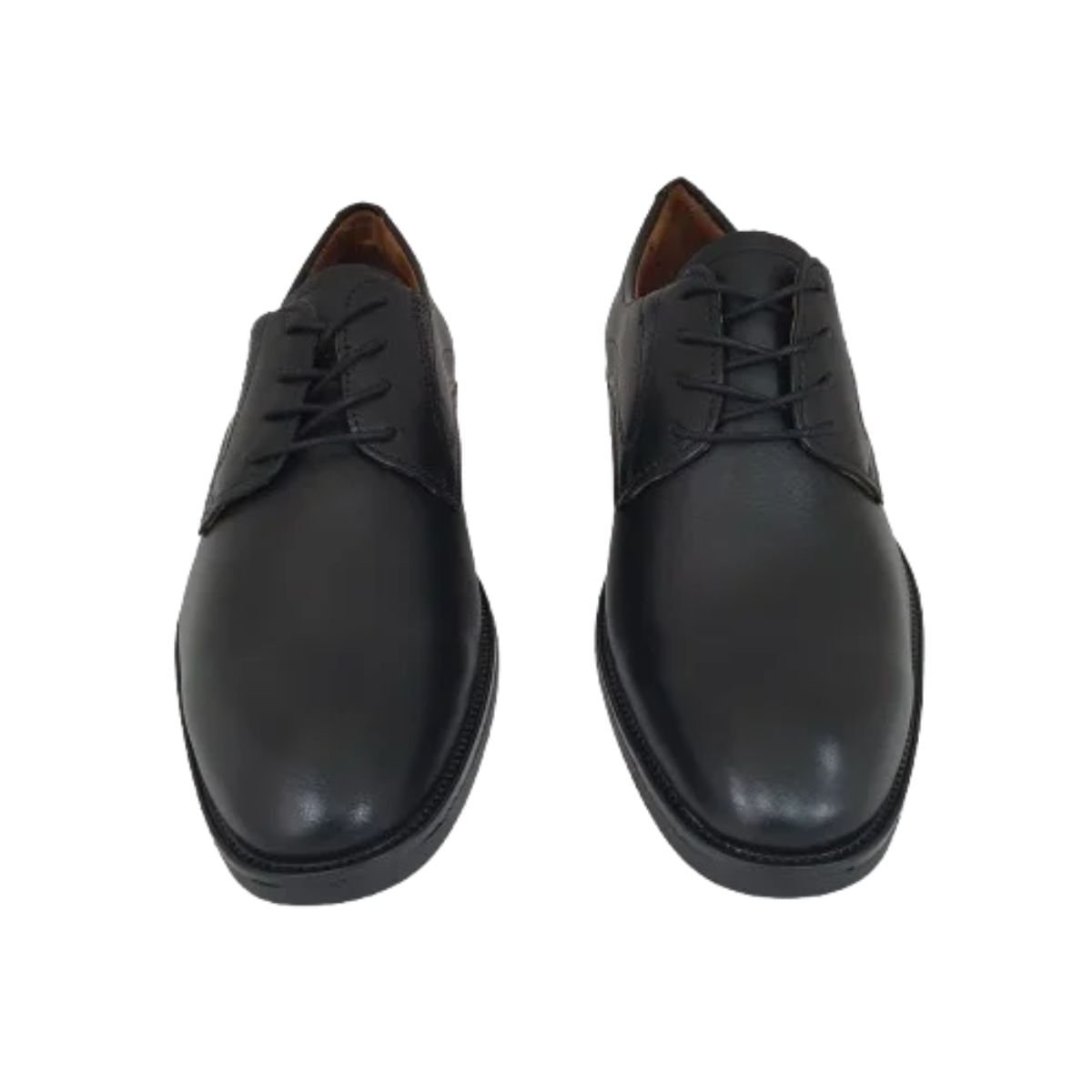 Sapato Masculino Social Em Couro Pegada Preto Preto 2