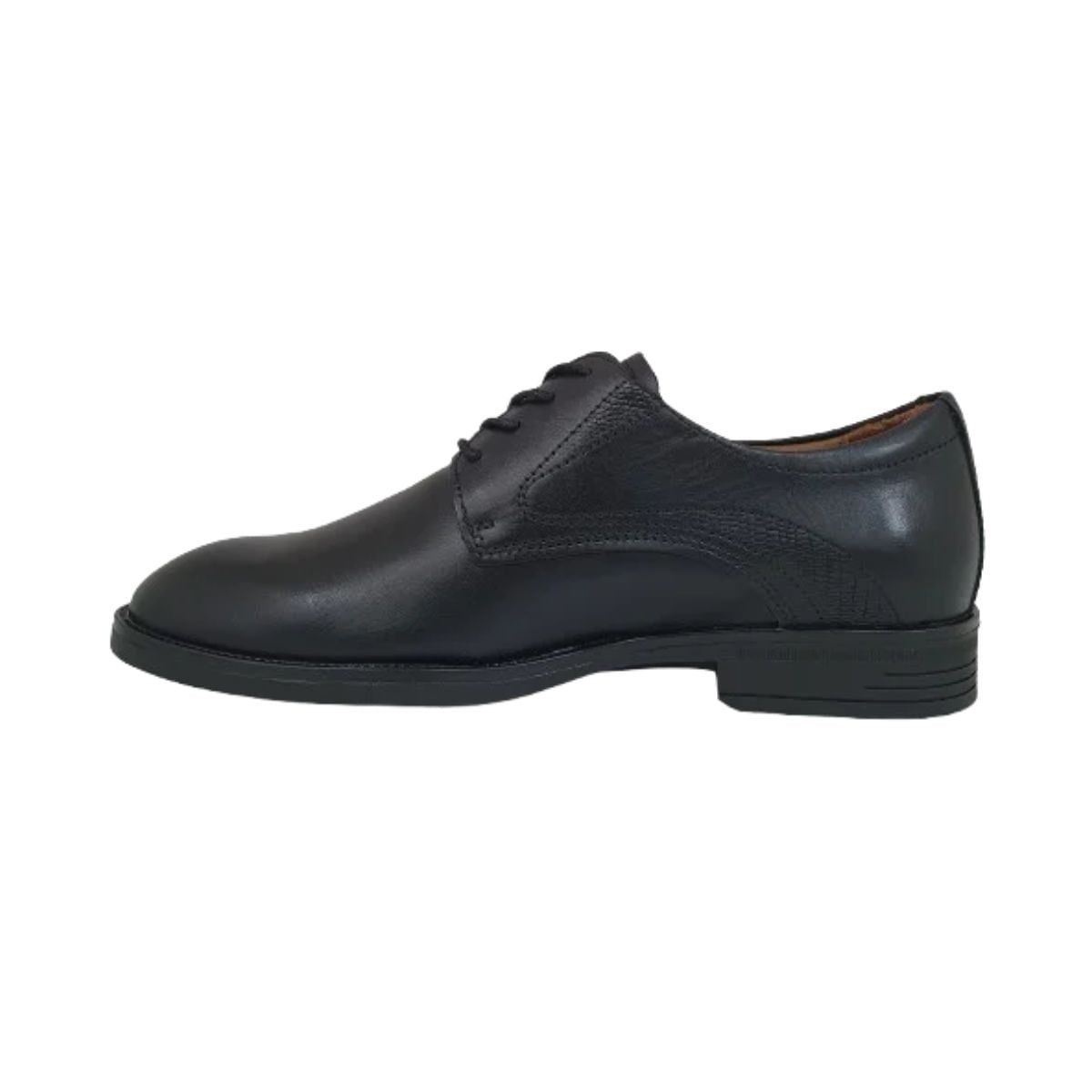 Sapato Masculino Social Em Couro Pegada Preto Preto 4