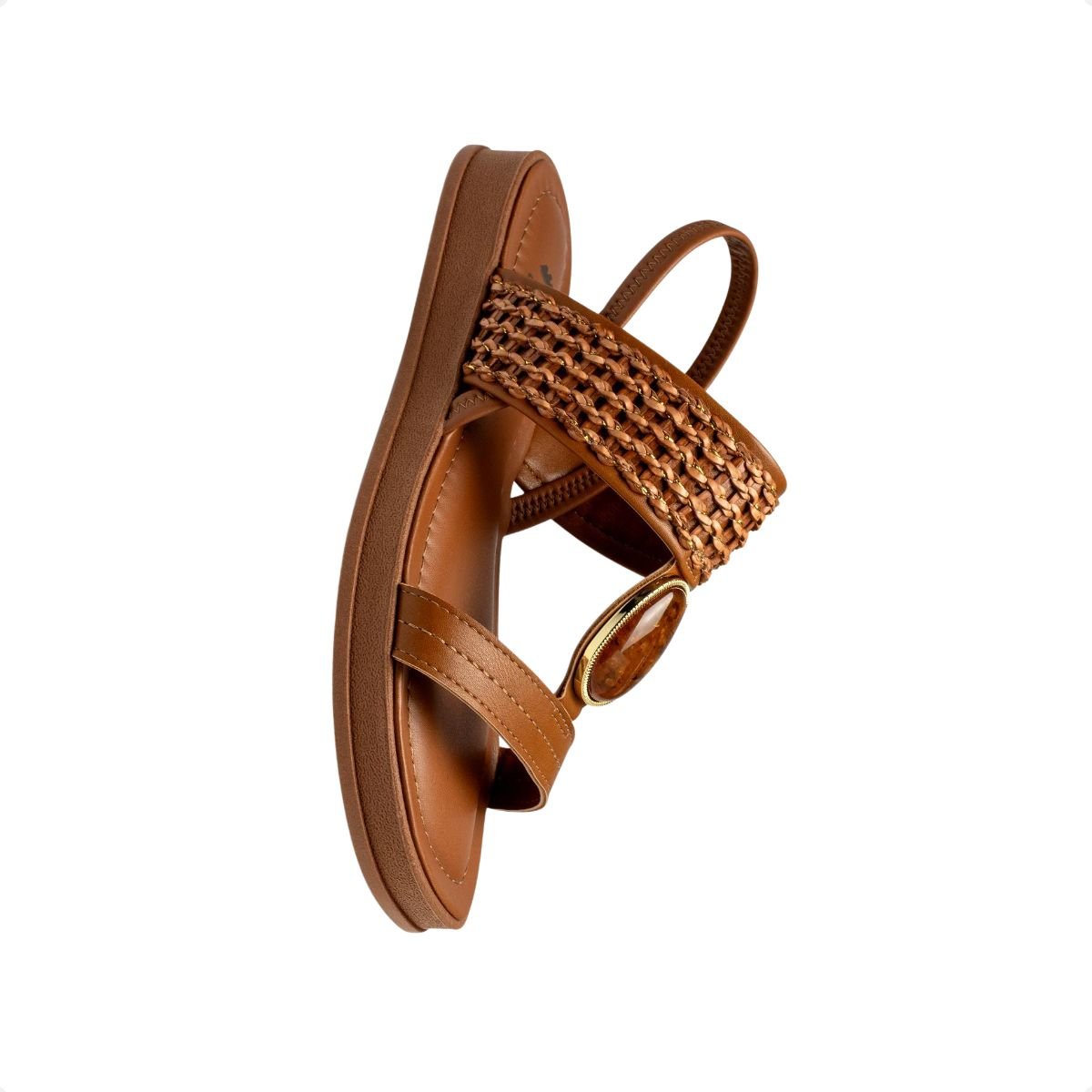 Sandália Feminina Flat Dakota Caramelo 5