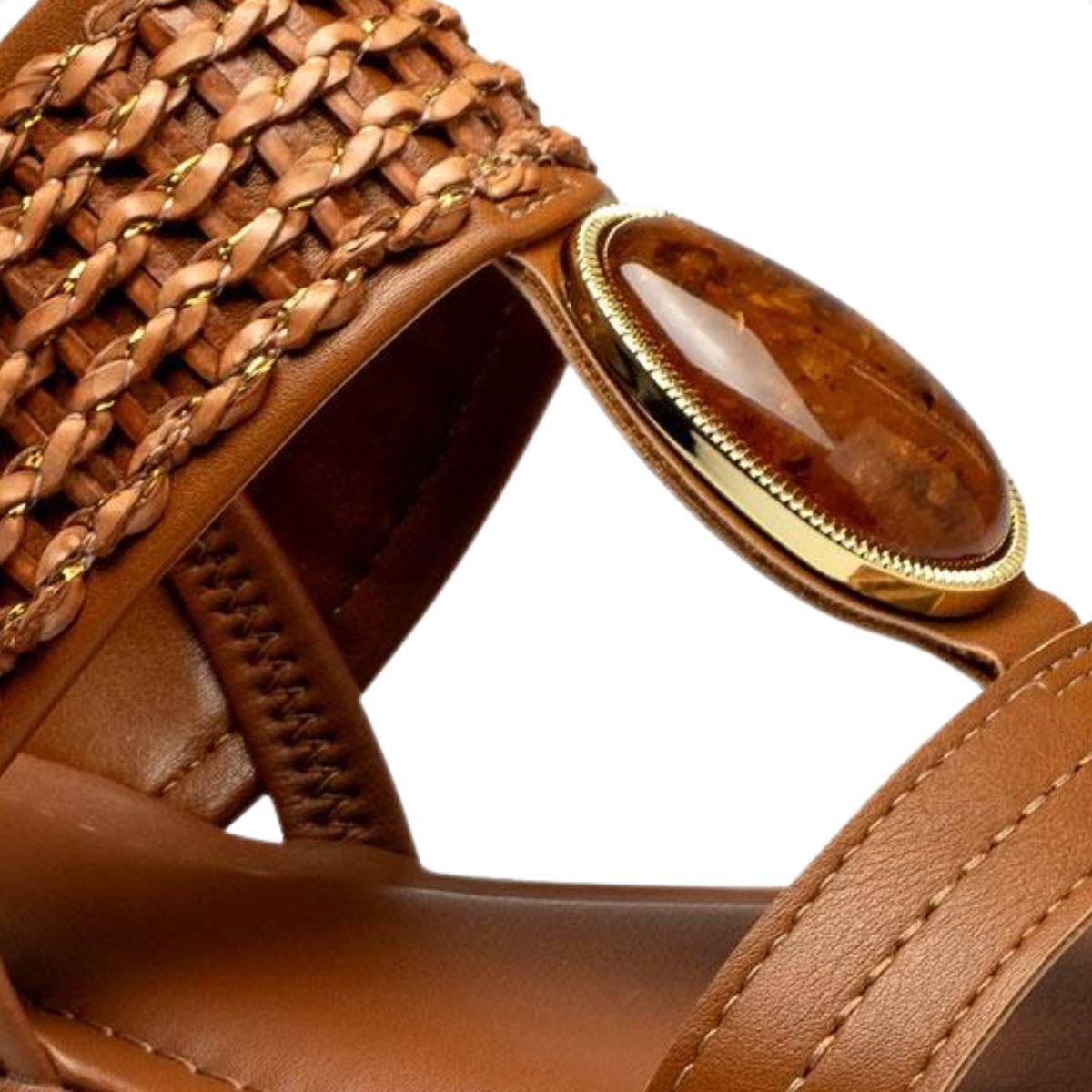 Sandália Feminina Flat Dakota Caramelo 6