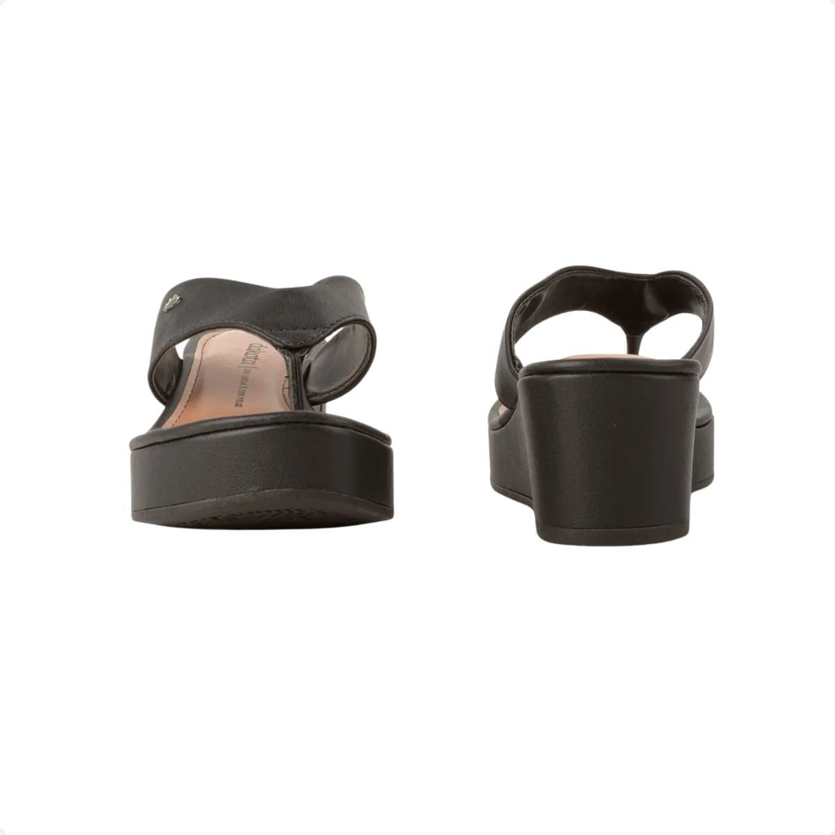 Tamanco Anabela Dakota Preto Preto 3