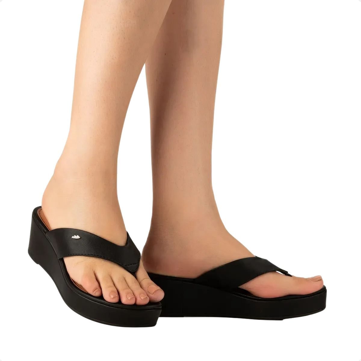 Tamanco Anabela Dakota Preto Preto 7