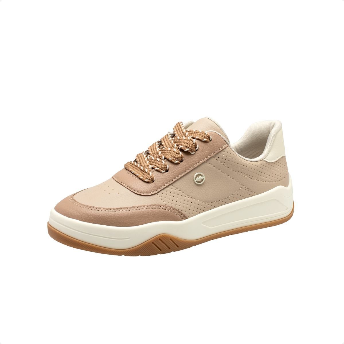 Tênis Moda Casual Plataforma Dakota Bege 2