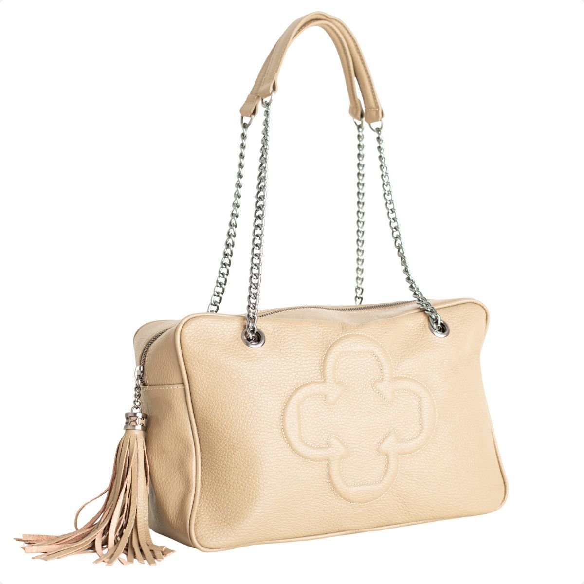 Bolsa Fem Tiracolo Capodarte Bege 2