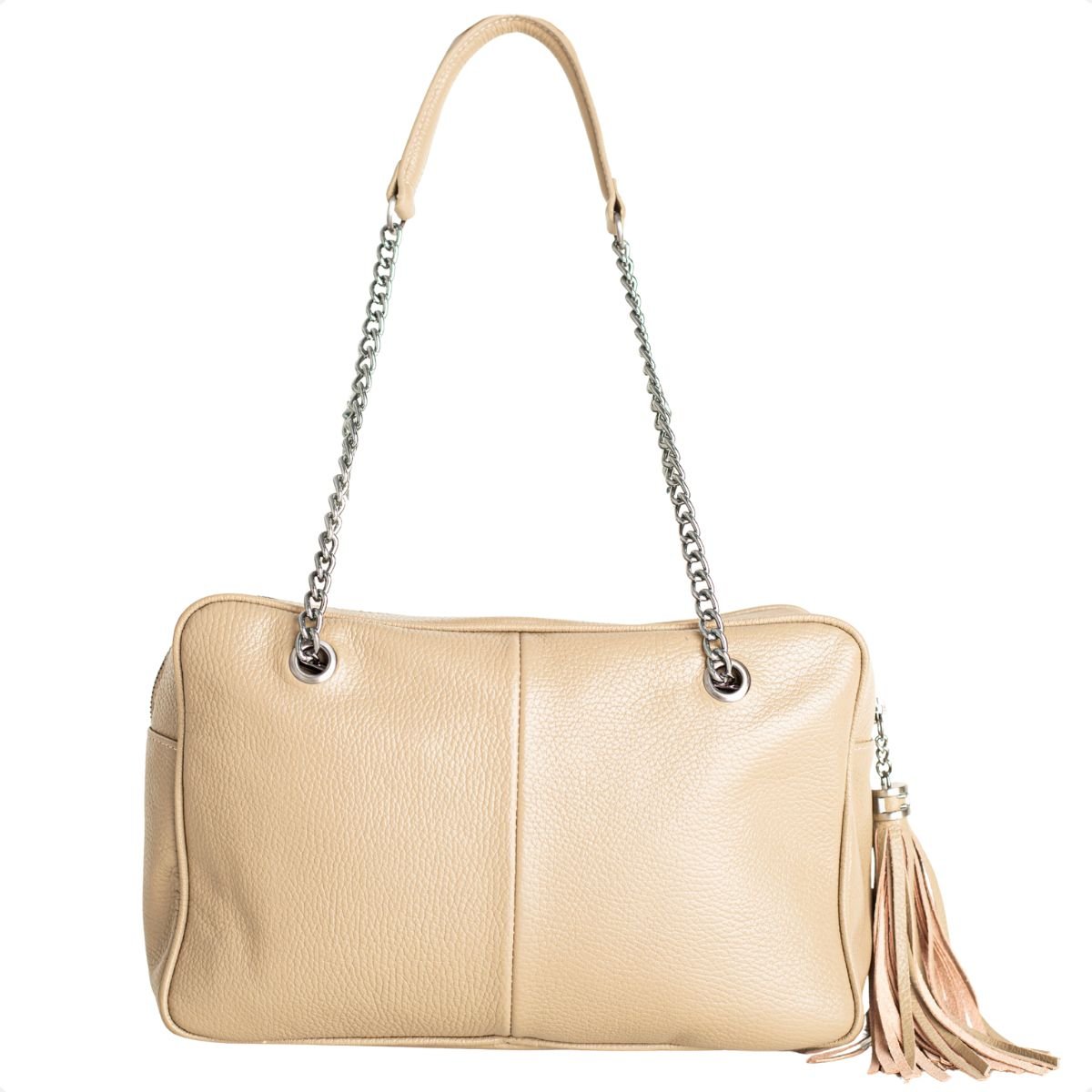 Bolsa Fem Tiracolo Capodarte Bege 4