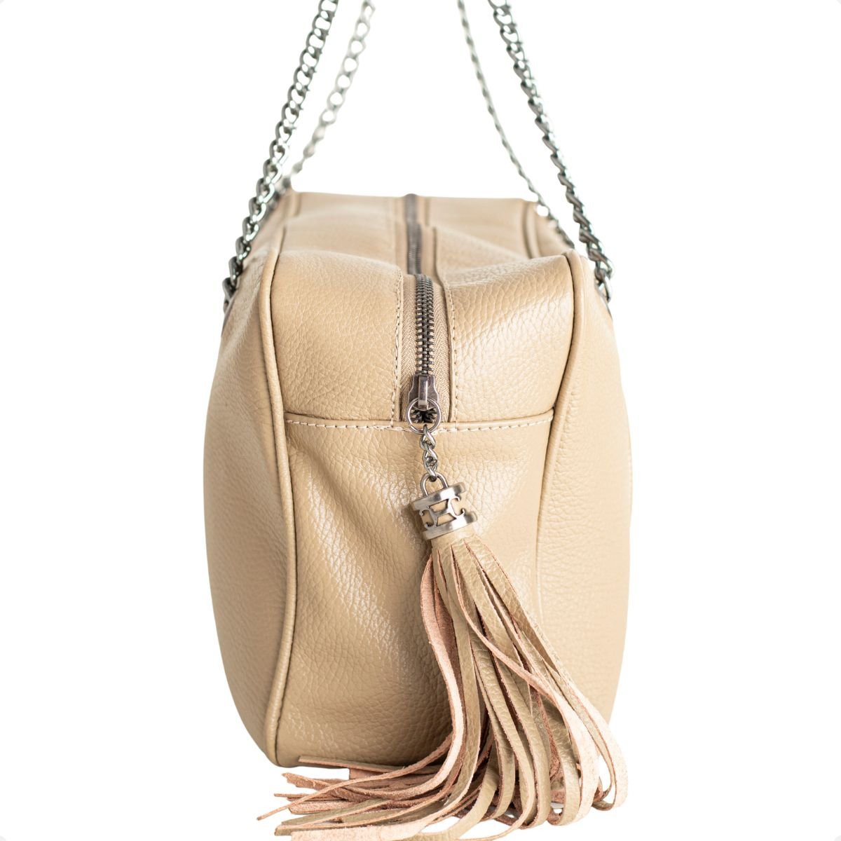 Bolsa Fem Tiracolo Capodarte Bege 5