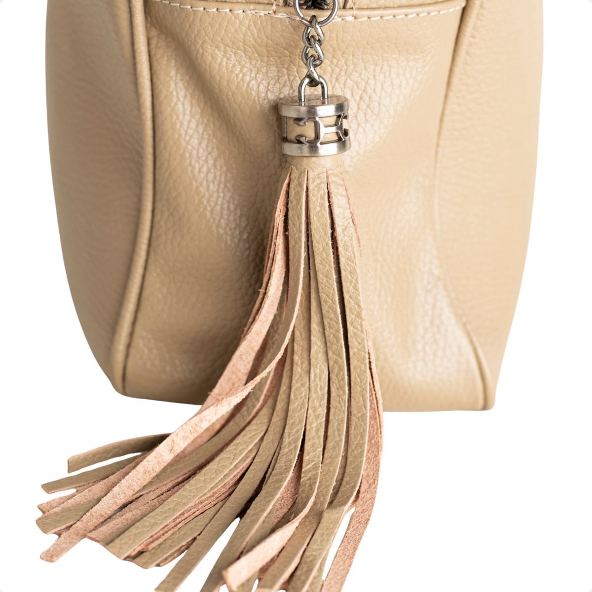 Bolsa Fem Tiracolo Capodarte Bege 7
