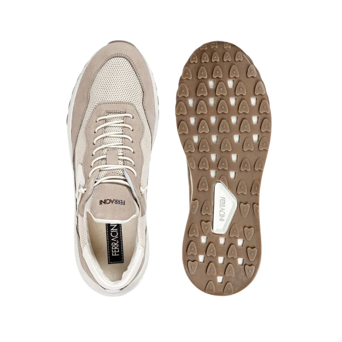 Sapatênis Masculino Ferracini Ducati Bege Bege/Cinza 3