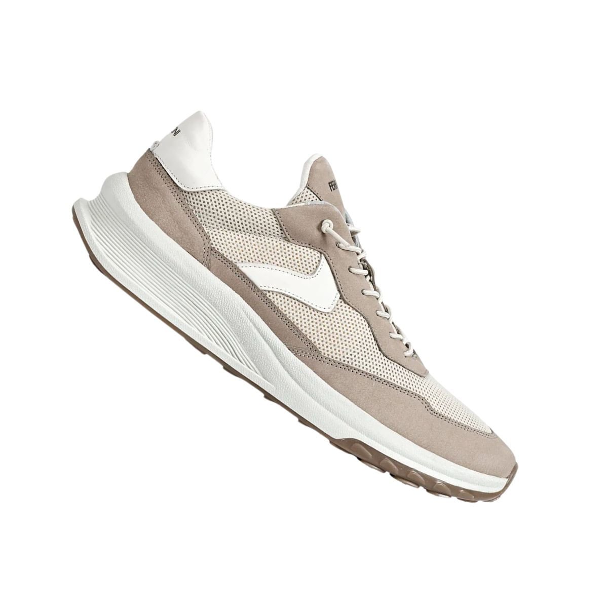 Sapatênis Masculino Ferracini Ducati Bege Bege/Cinza 7