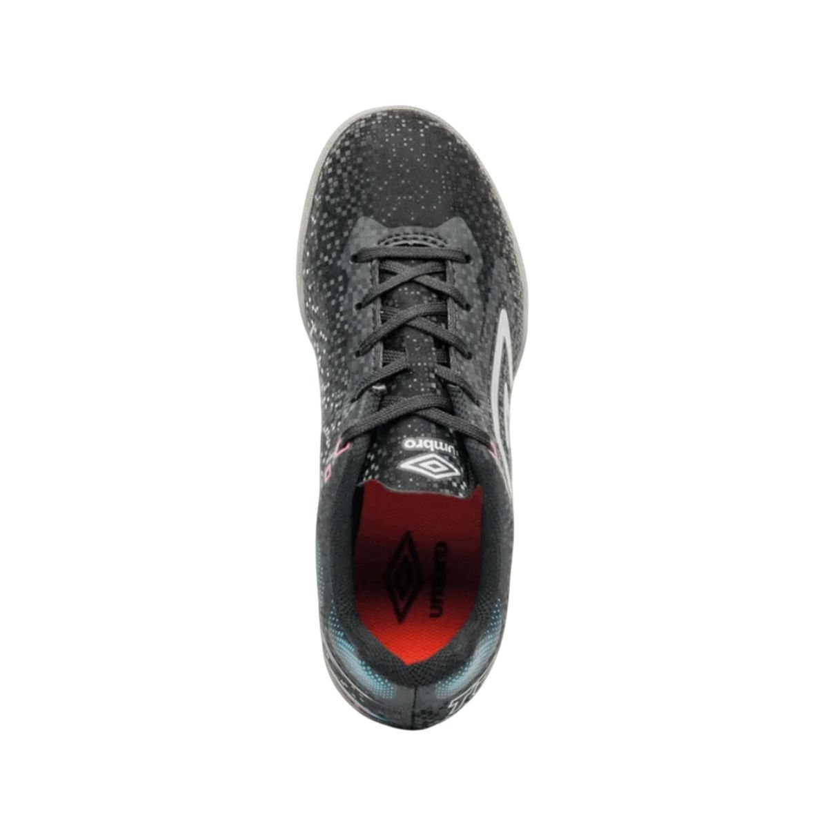 Chuteira Indoor Infantil Umbro Techno Ii Júnior Preta Preto/Cinza 2
