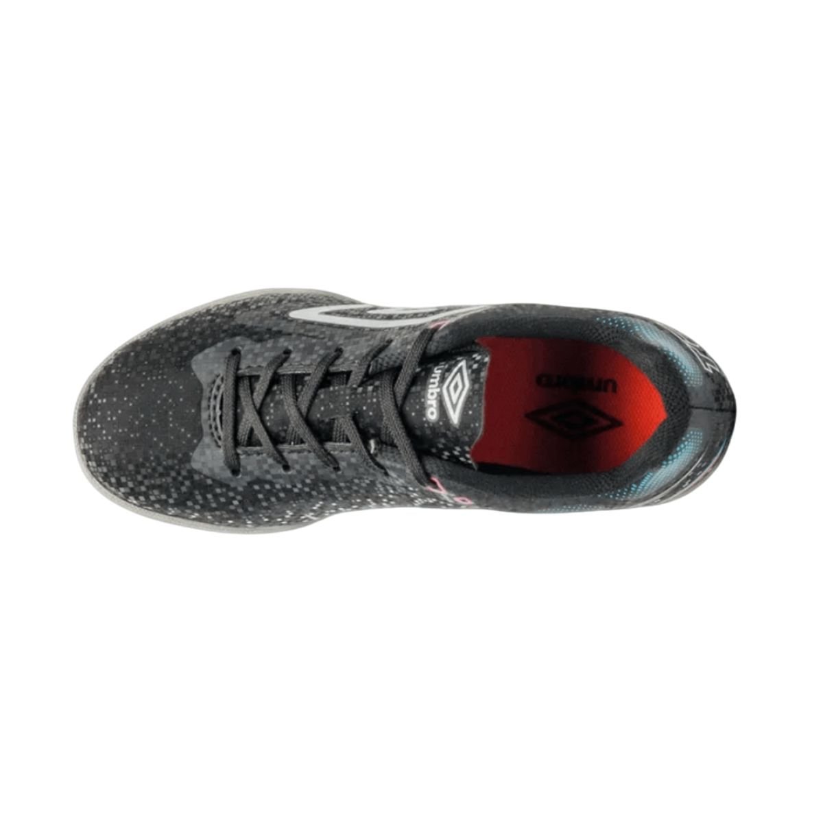 Chuteira Indoor Infantil Umbro Techno Ii Júnior Preta Preto/Cinza 6