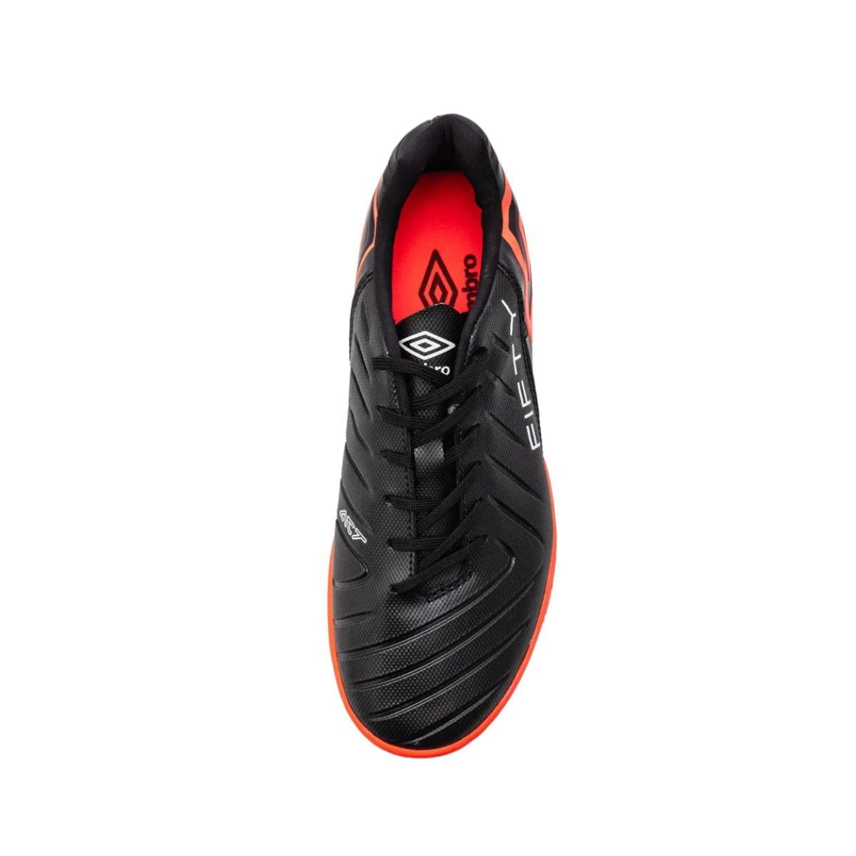 Chuteira Indoor Masculina Umbro Fifty Vi Preta E Coral Preto/Coral/Branco 2