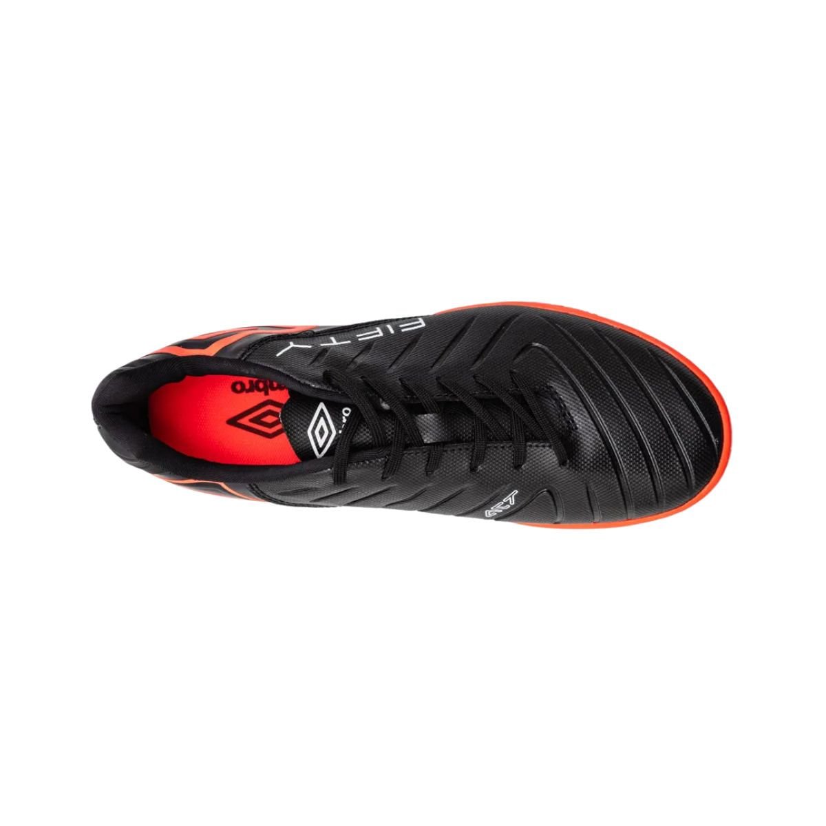Chuteira Indoor Masculina Umbro Fifty Vi Preta E Coral Preto/Coral/Branco 6