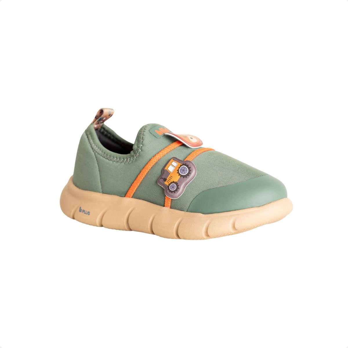 Tenis Running Bebe Running Bibi Energy Baby 2.0 Verde/Laranja 2