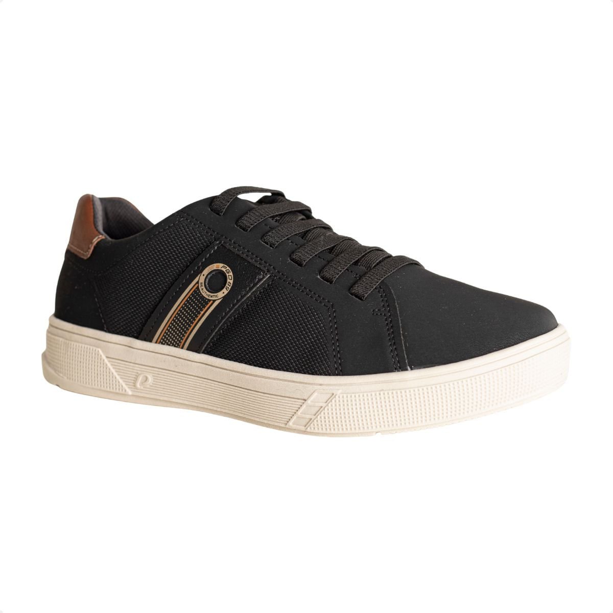 Sapatenis Masc Pgd Preto/Marrom 2