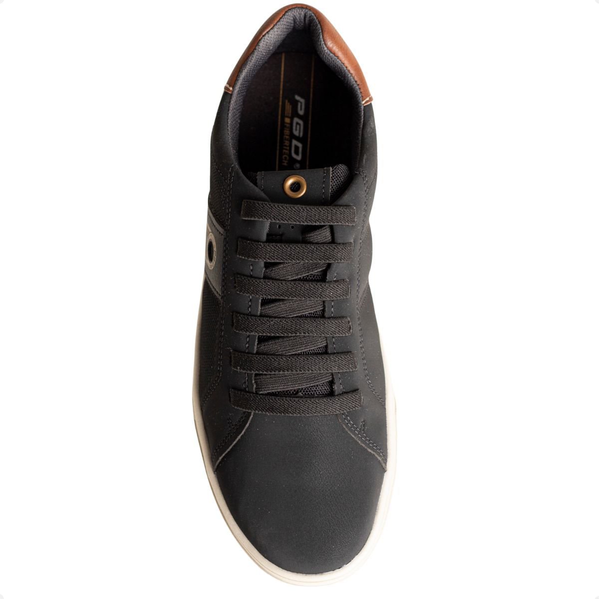 Sapatenis Masc Pgd Preto/Marrom 6