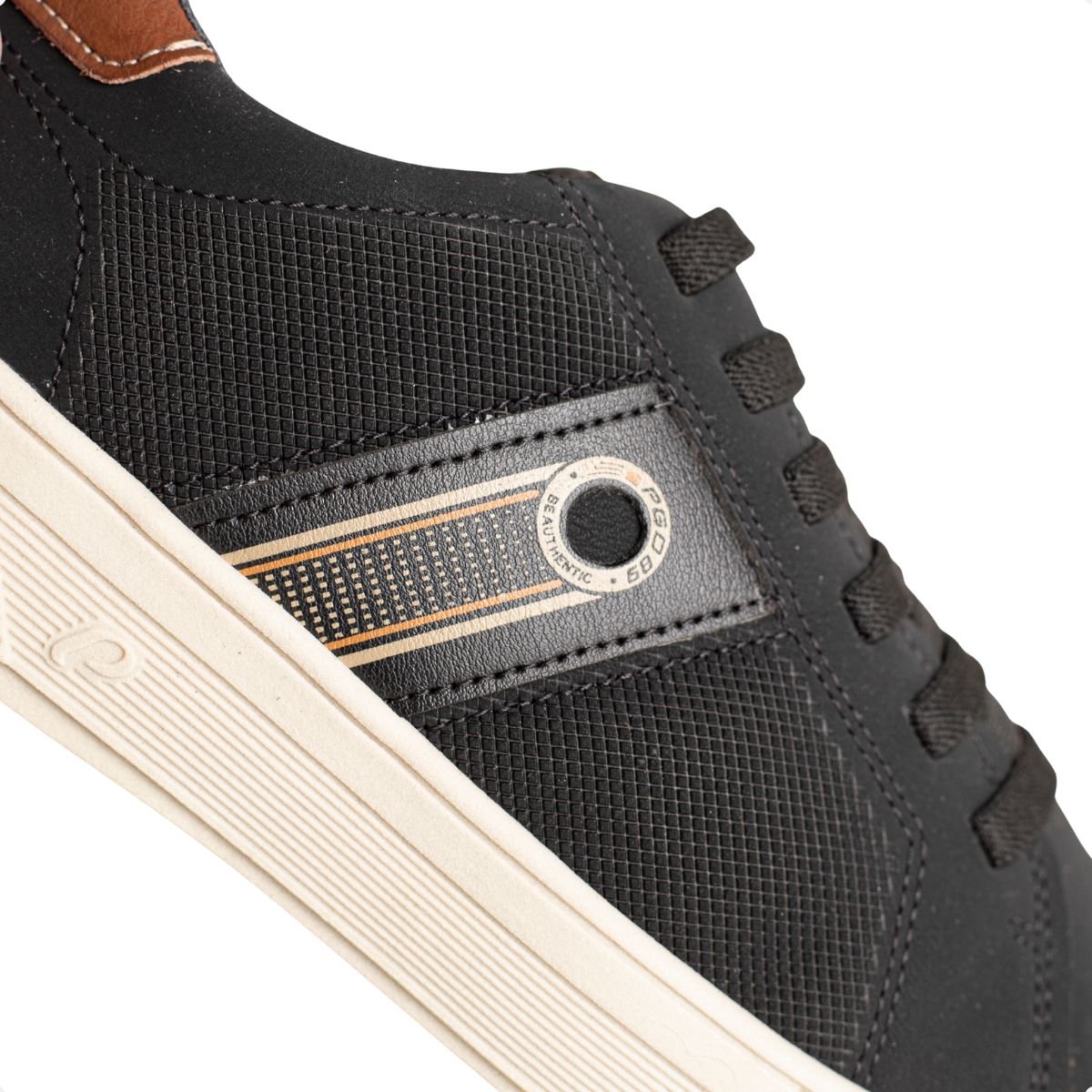 Sapatenis Masc Pgd Preto/Marrom 3