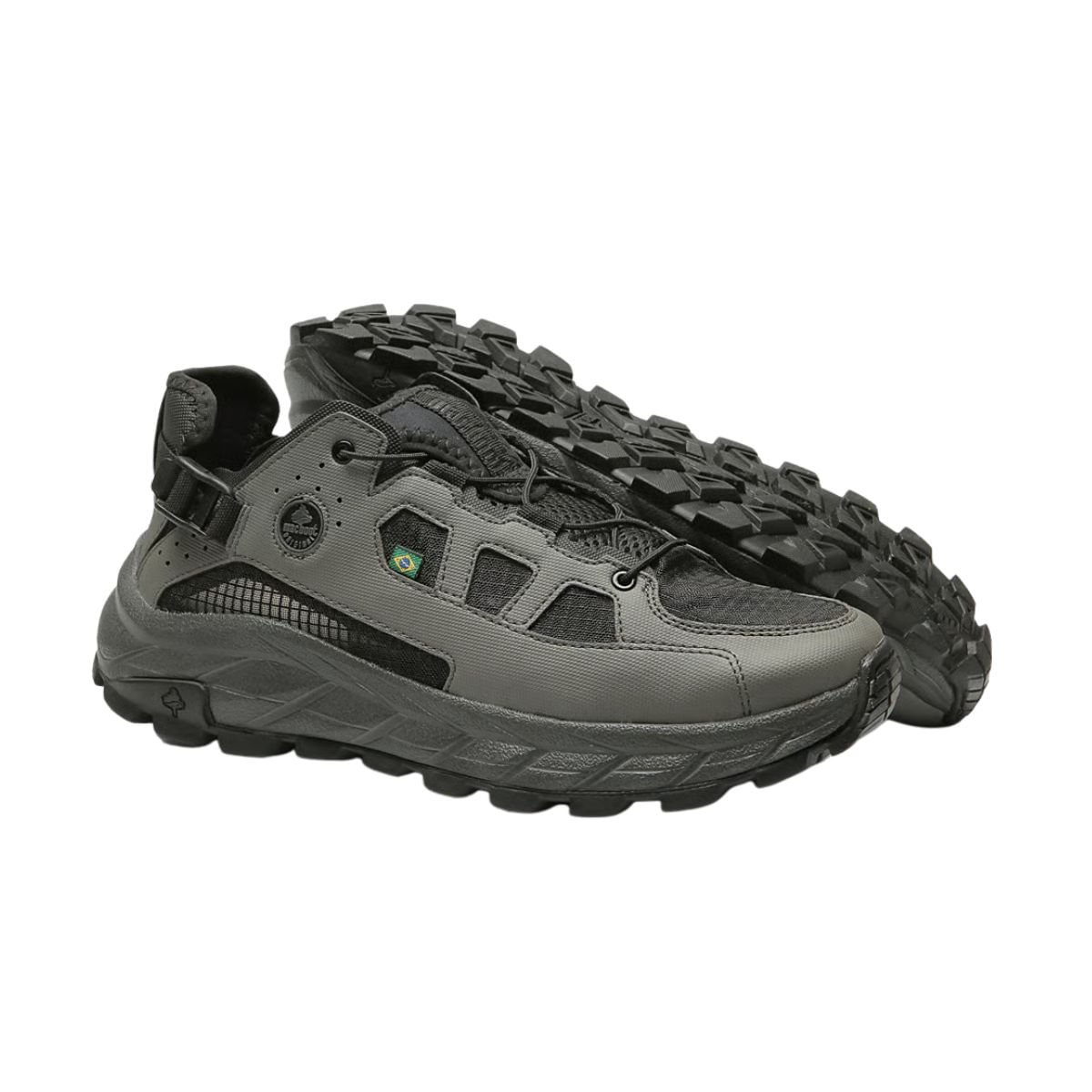 Tênis Trail Masculino Mac Boot Mergulhão 05 Cinza Preto/Cinza 3