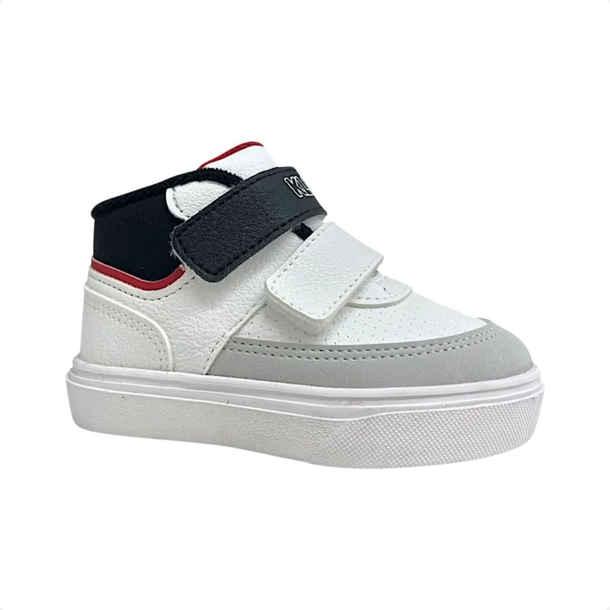 Tênis Casual Bebê Freestyle Klin Branco/Cinza/Azul 2