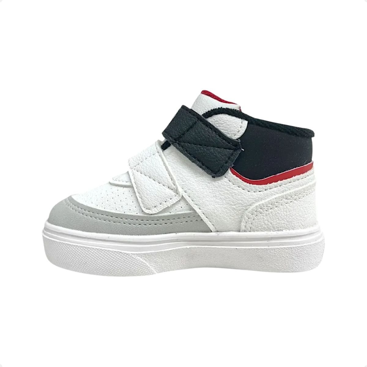Tênis Casual Bebê Freestyle Klin Branco/Cinza/Azul 3