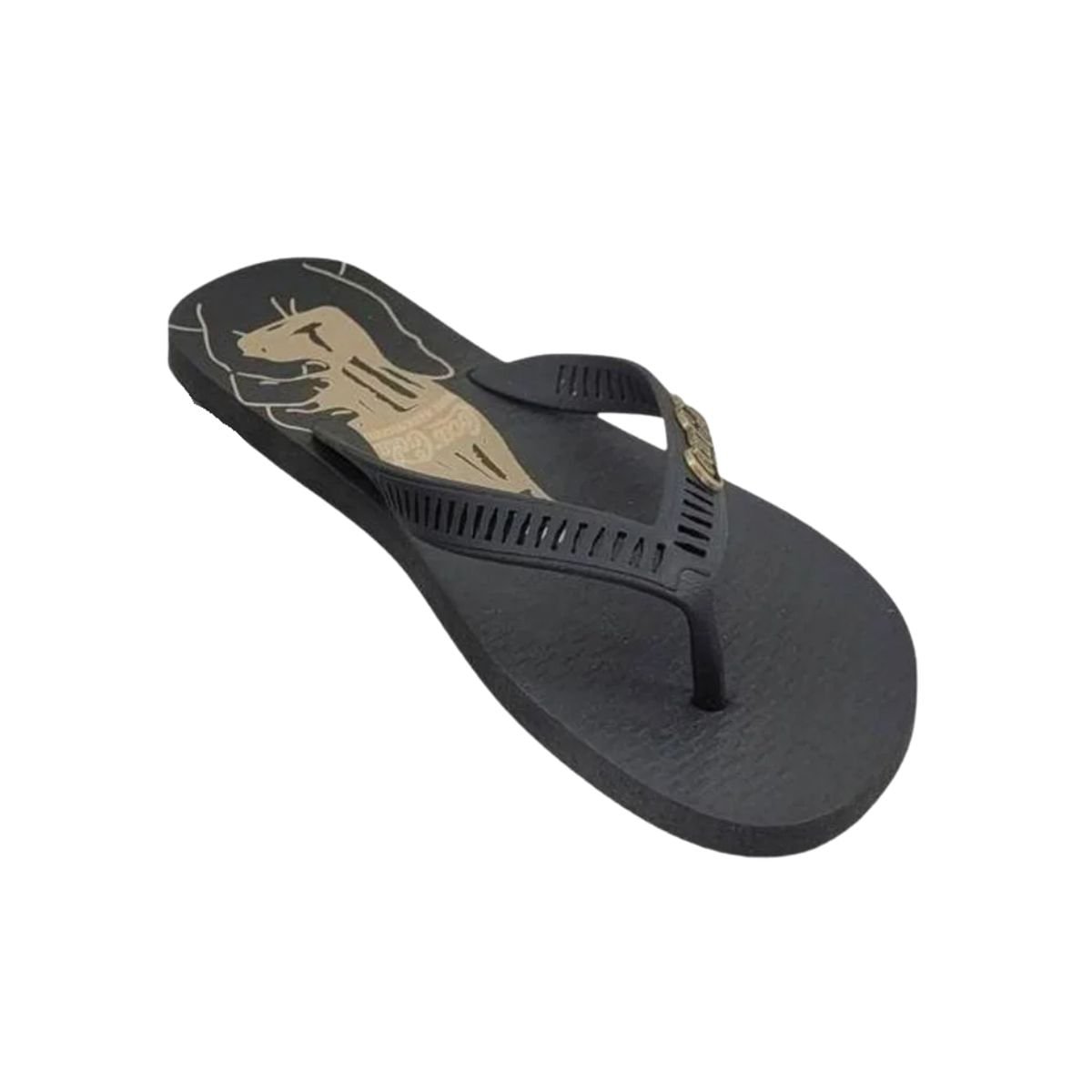 Chinelo Masculino Dedo Coca Cola Bottle Cold Preto Preto 5
