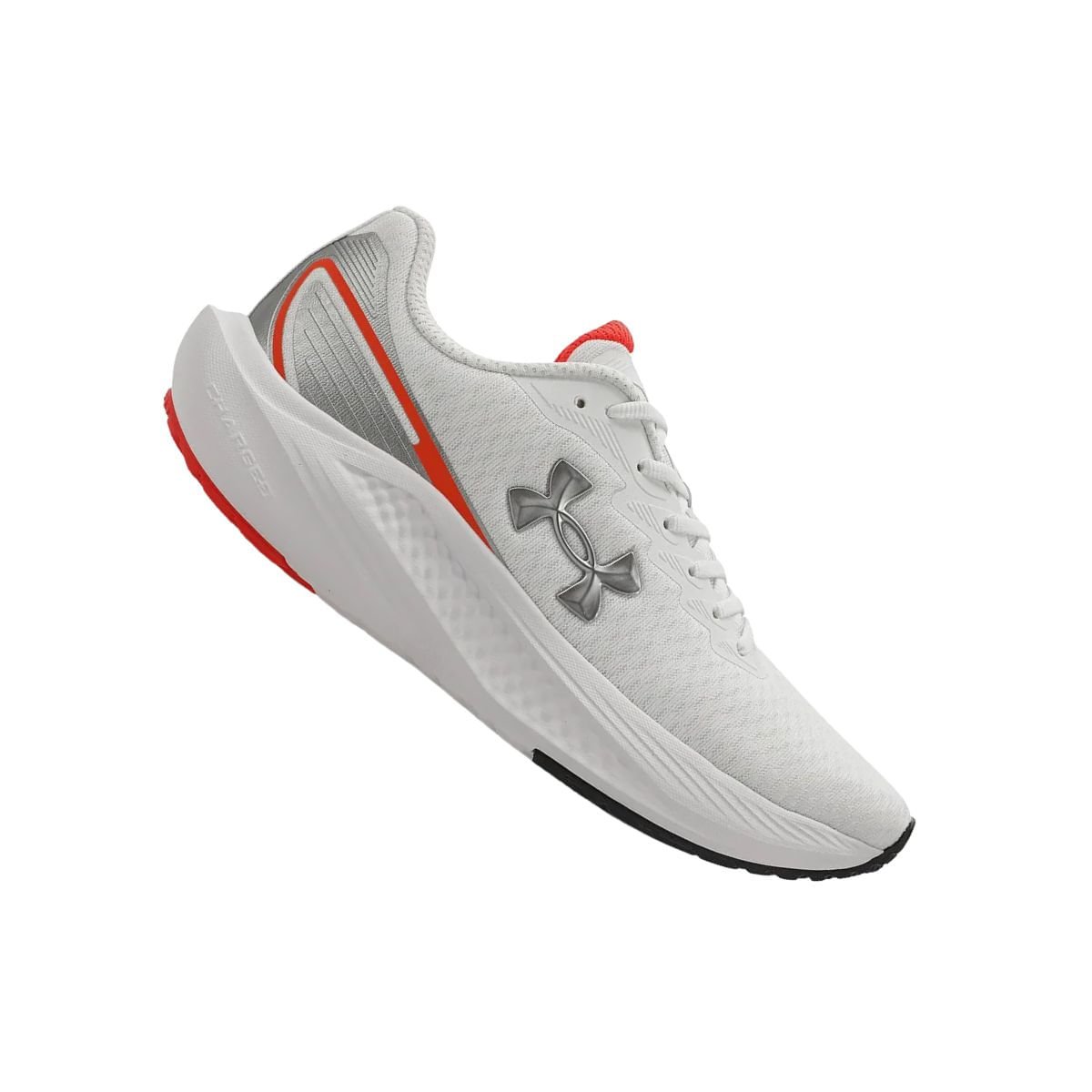 Tênis Running Feminino Under Armour Wing 2 Branco Branco/Cinza 7
