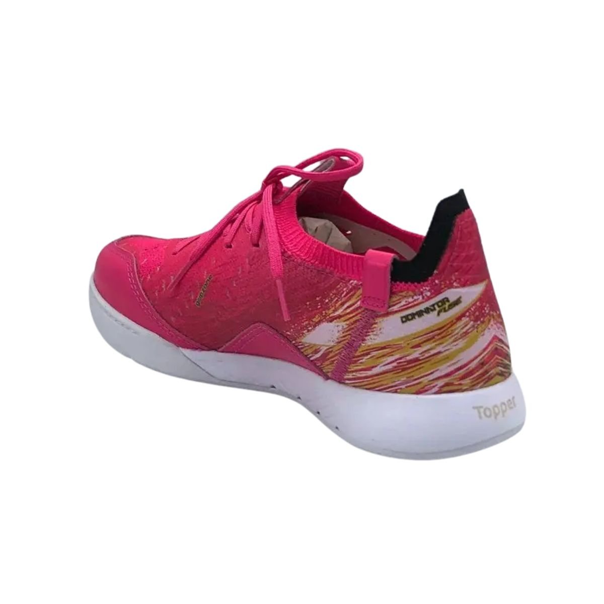 Chuteira Indoor Masculina Topper Dominator Fuse Ii Keeper Rosa Rosa 6