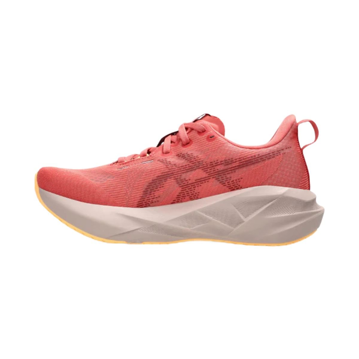 Tênis Running Feminino Asics Novablast 5 Laranja Rosa 4