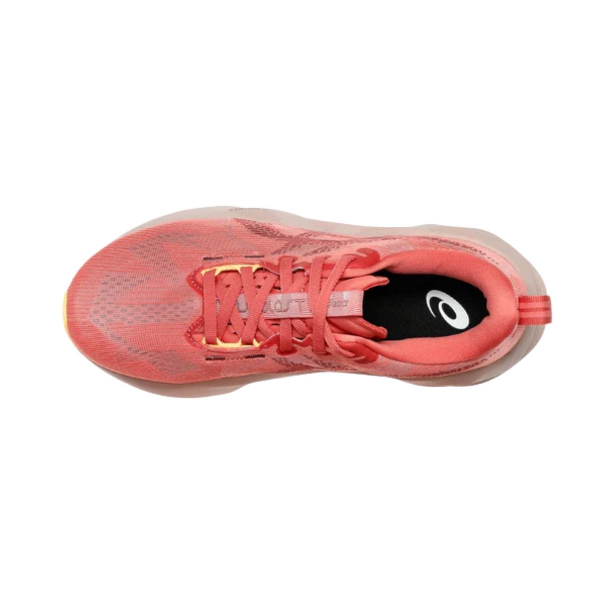 Tênis Running Feminino Asics Novablast 5 Laranja Rosa 6