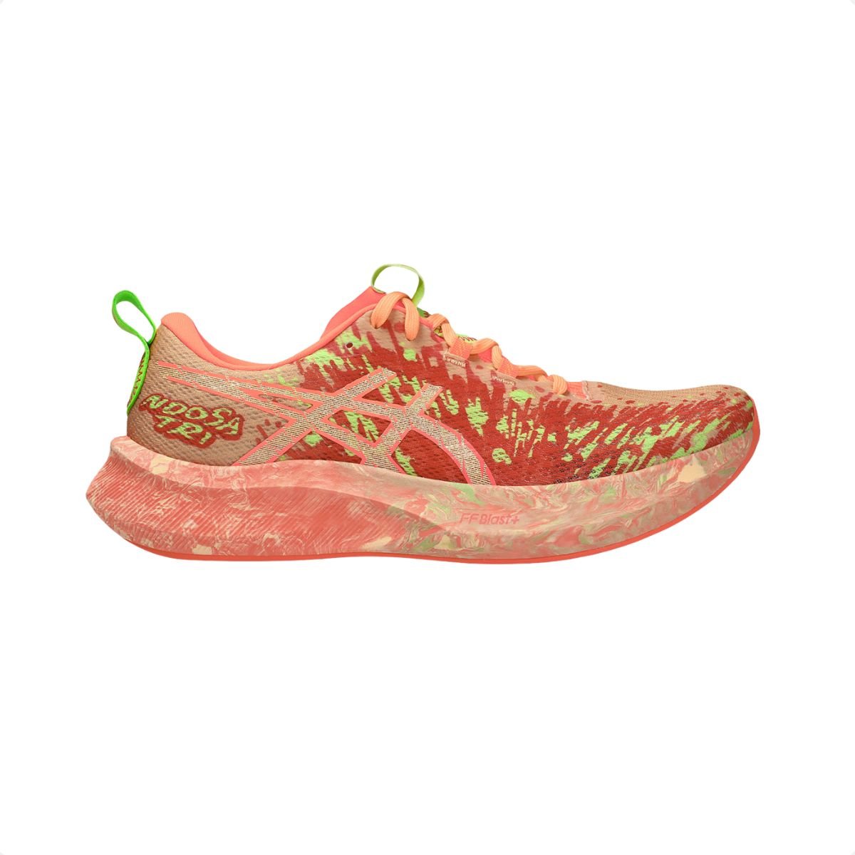 Tenis Asics Gel Cumulus 25 Color Injection Rosa Azul e Amarelo