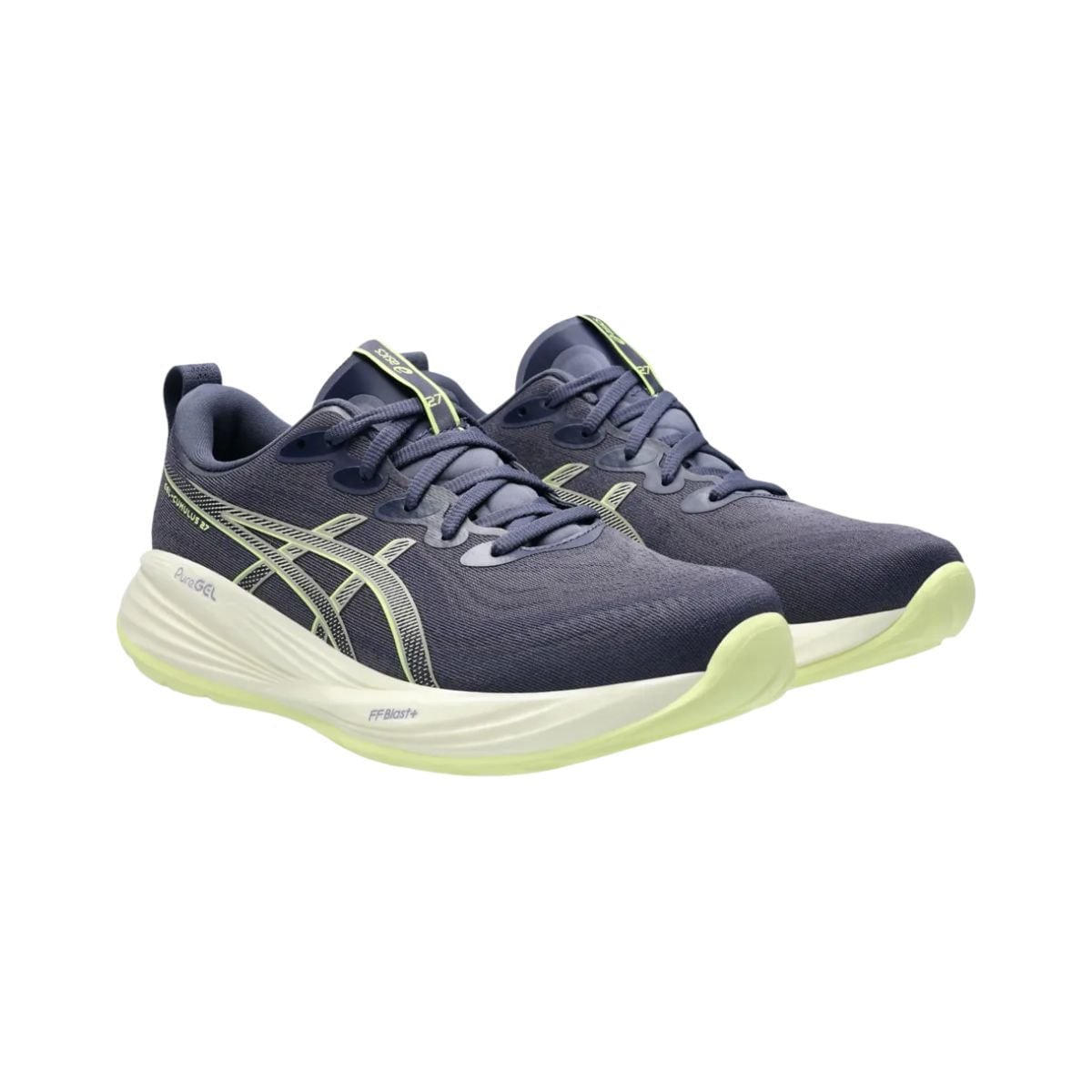 Tênis Running Masculino Asics Gel-Cumulus 27 Azul E Verde Azul 2