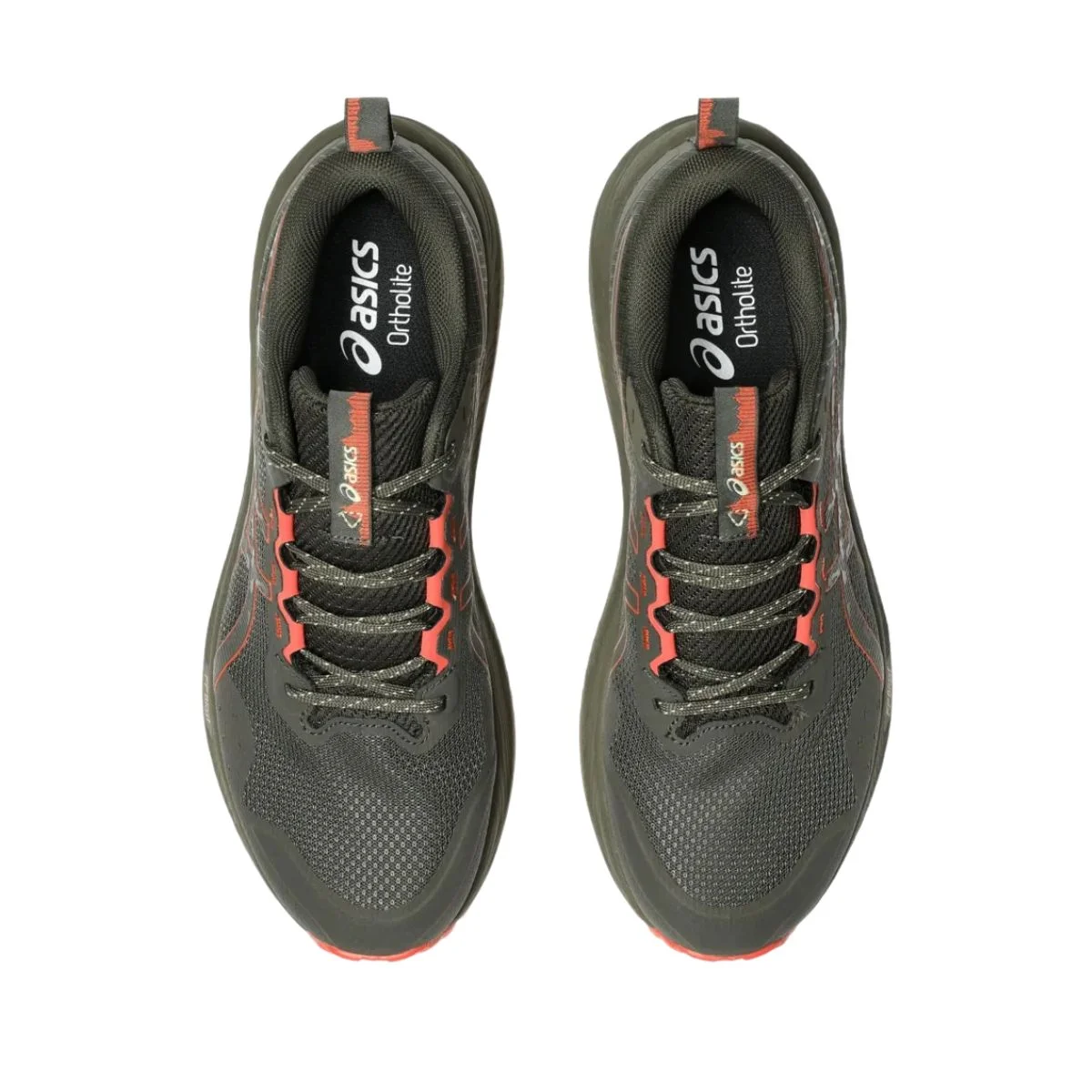 Tênis Running Masculino Asics Trabuco Terra 3 Verde Verde/Laranja 3