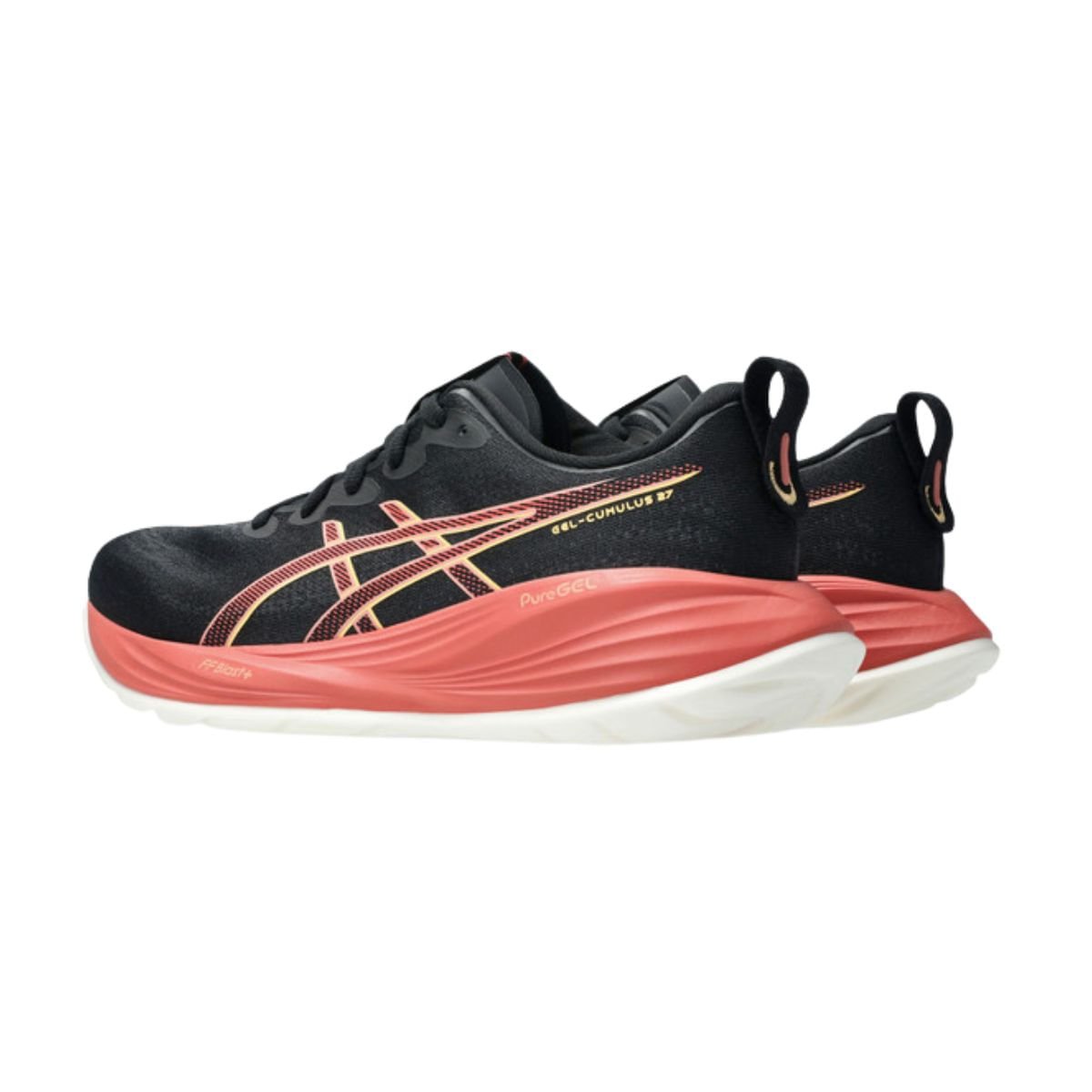 Tênis Running Masculino Asics Gel-Cumulus 27 Preto E Laranja Preto/Rosa 6