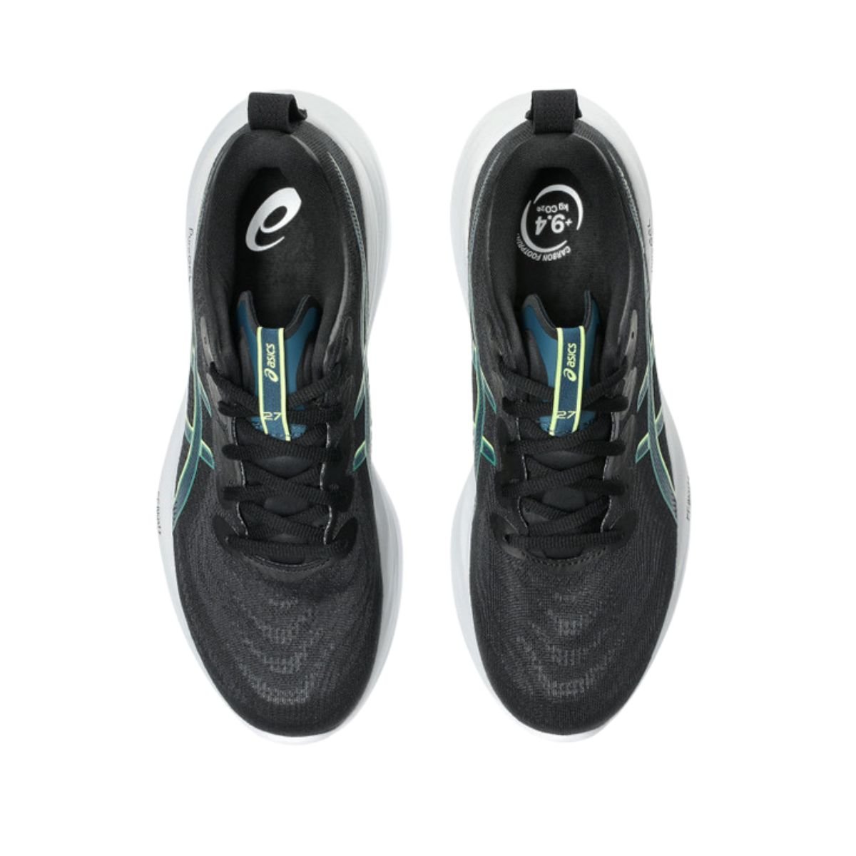 Tênis Running Masculino Asics Gel-Cumulus 27 Preto Preto/Verde 3