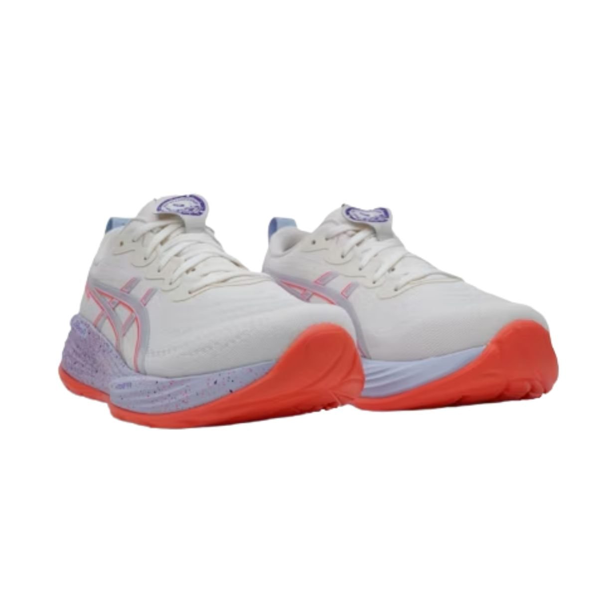 Tênis Running Masculino Asics Gel-Cumulus 27 Tokyo Creme Branco/Azul/Laranja 2