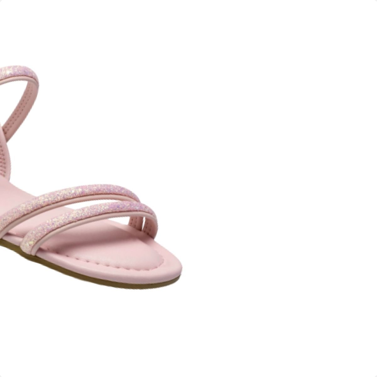 Sandália Infantil Rasteira Pink Cats Rosa Rosa 2