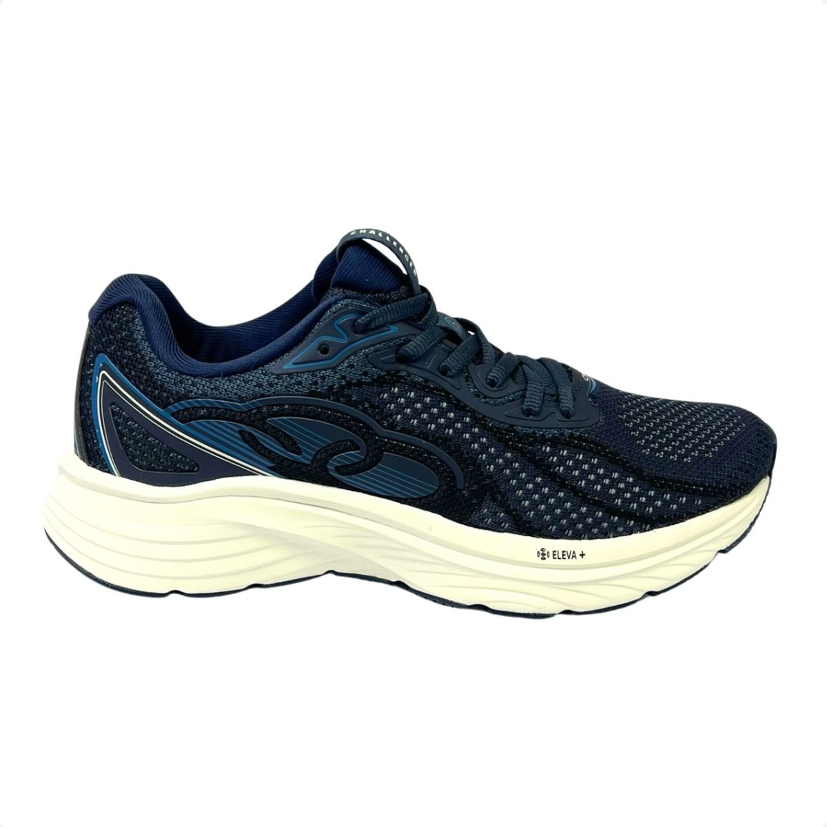 Tênis Running Masculino Olympikus Challenger 5 Azul Preto/Azul