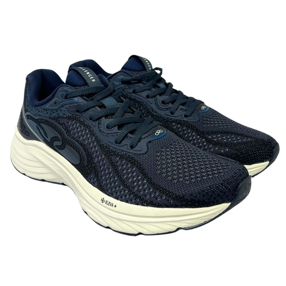 Tênis Running Masculino Olympikus Challenger 5 Azul Preto/Azul 2