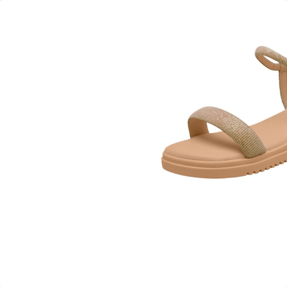 Sandalia Papete Flatform Pink Cats Dourado 2