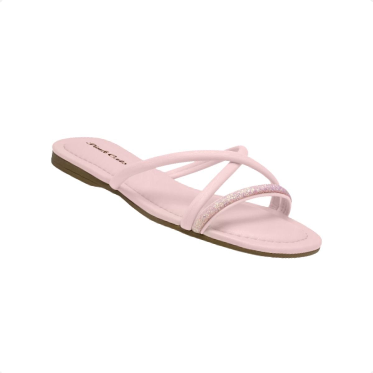 Rasteira Flat Pink Cats Rosa Claro Rosa 7