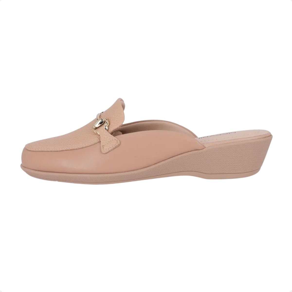 Sapato Mule Anabela Piccadilly Rose Rosa 4
