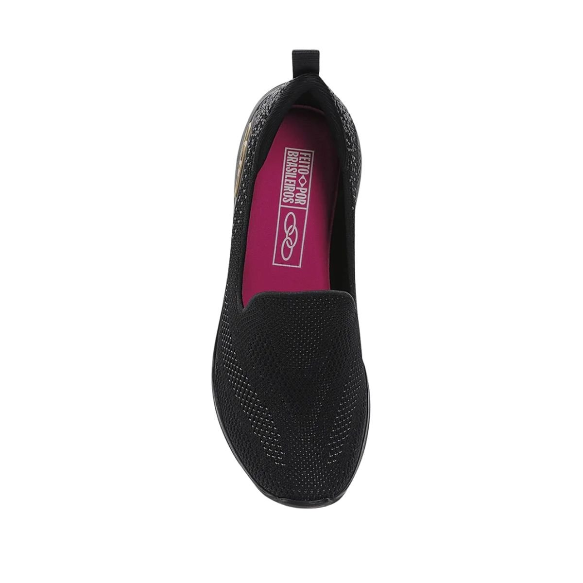 Tênis Casual Feminino Olympikus Safira Preto Preto 3