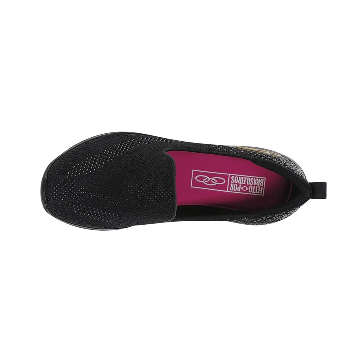 Tênis Casual Feminino Olympikus Safira Preto Preto 6