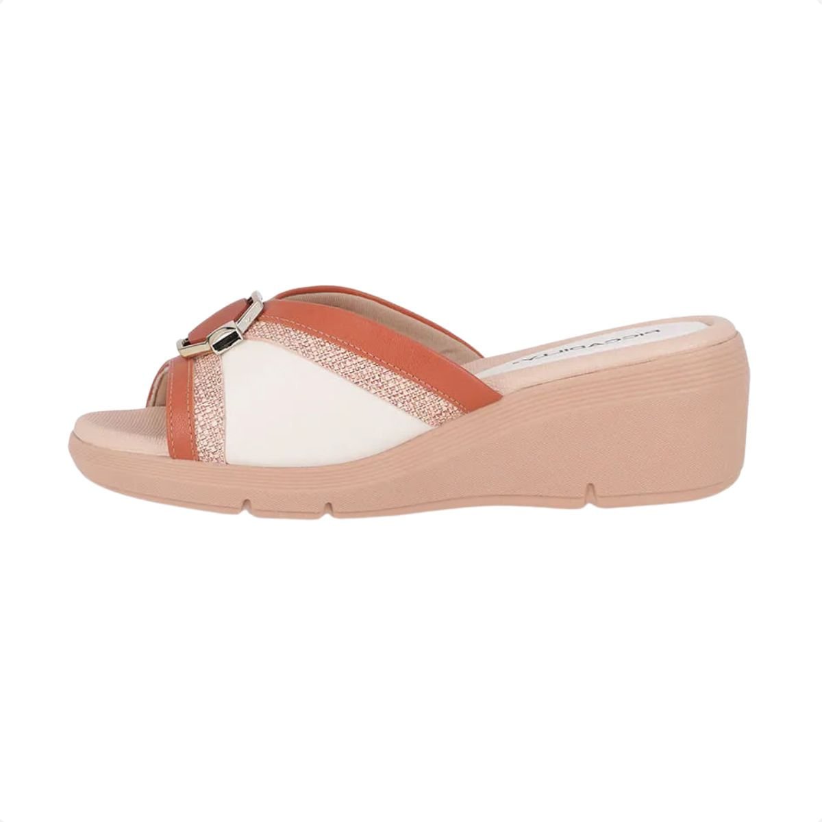 Tamanco Feminino Anabela Piccadilly Caramelo 5
