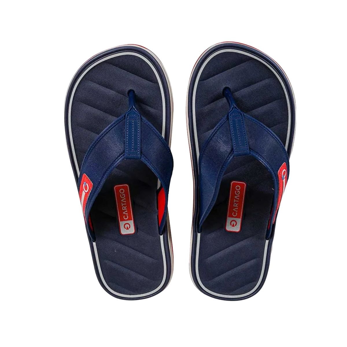 Chinelo Masculino Dedo Cartago Malaga Sport Azul Azul/Vermelho 5